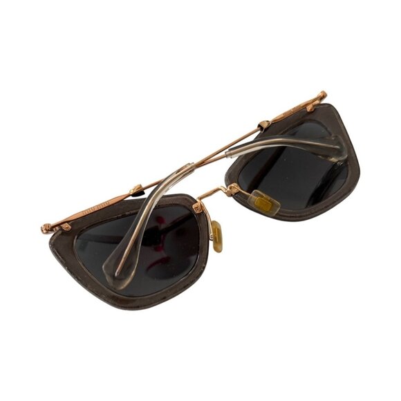 Miu Miu glitter gold cat eye sunglasses main image 4